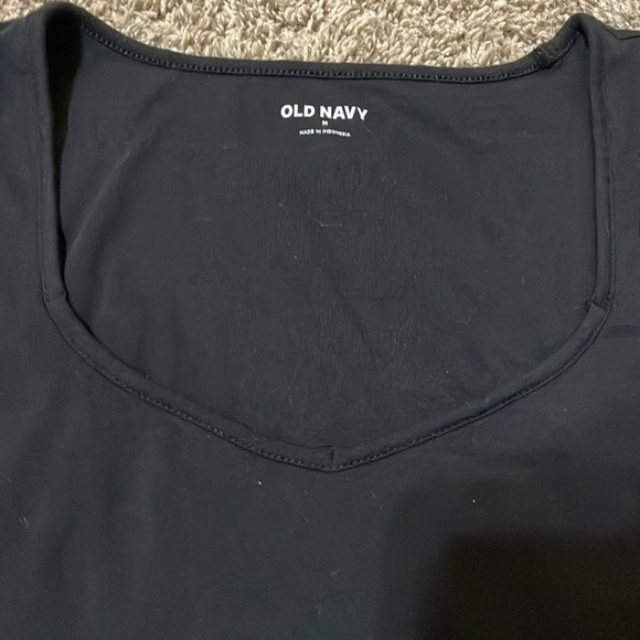 Old Navy Black half sleeve body suit - Picture 2 of 4